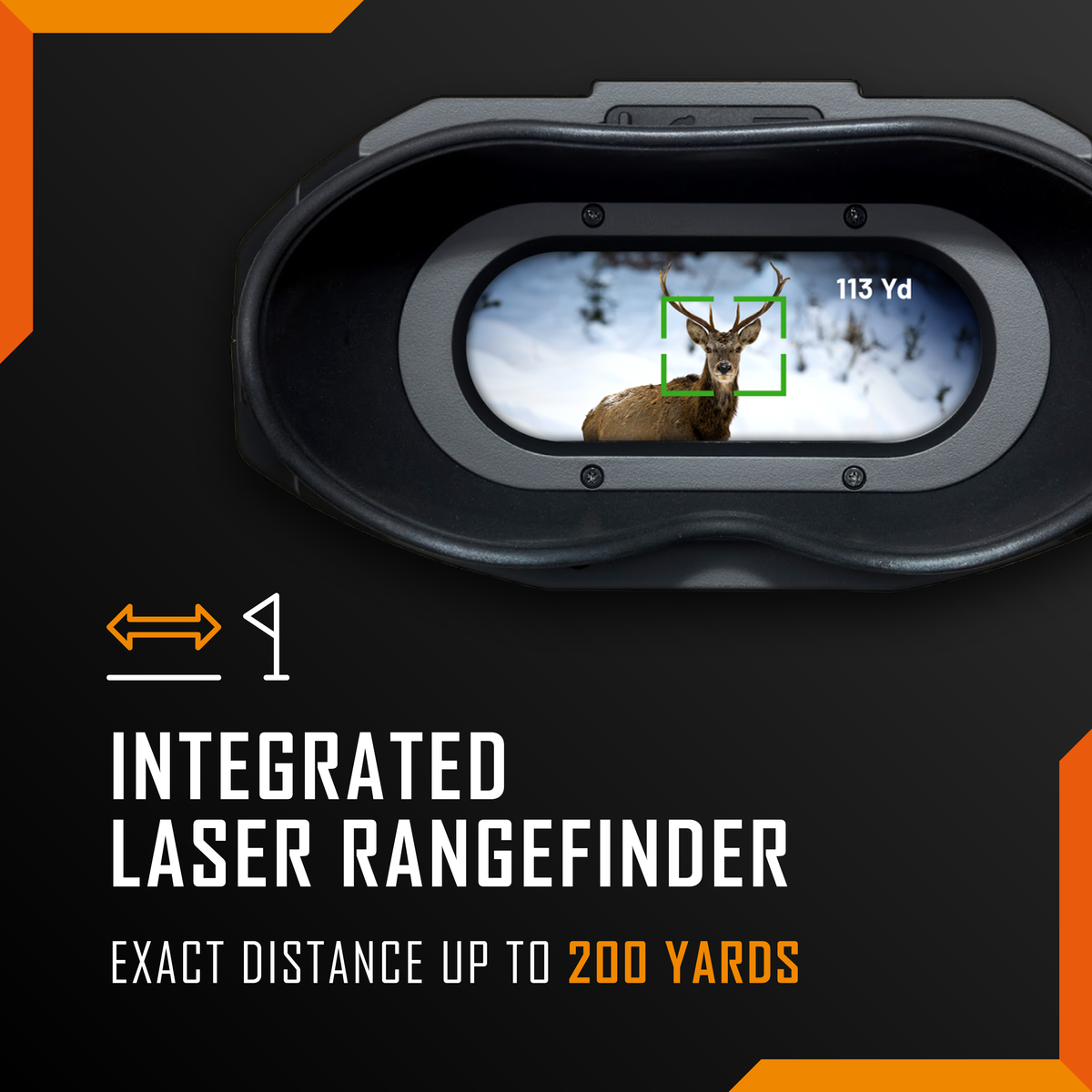Nightfox Vulpes HD Rangefinder Night Vision Binocular