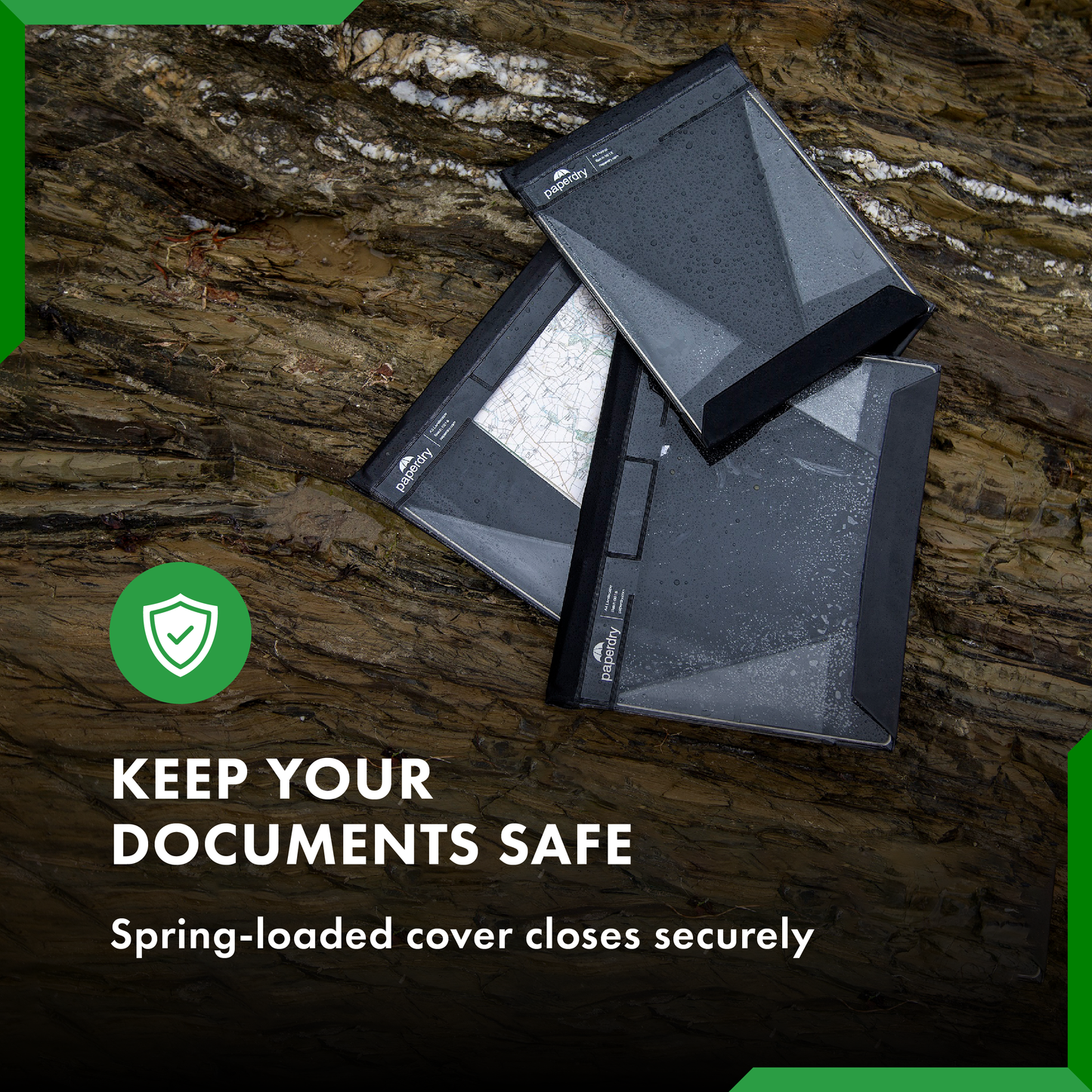 Waterproof Clipboard by Paperdry, A4 Portrait, Black