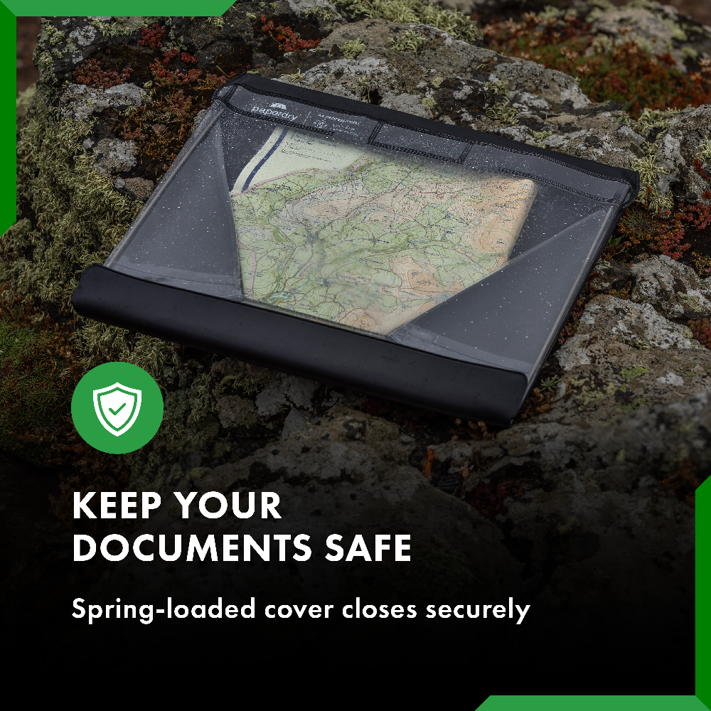 Waterproof Clipboard by Paperdry, A4 Professional, Black