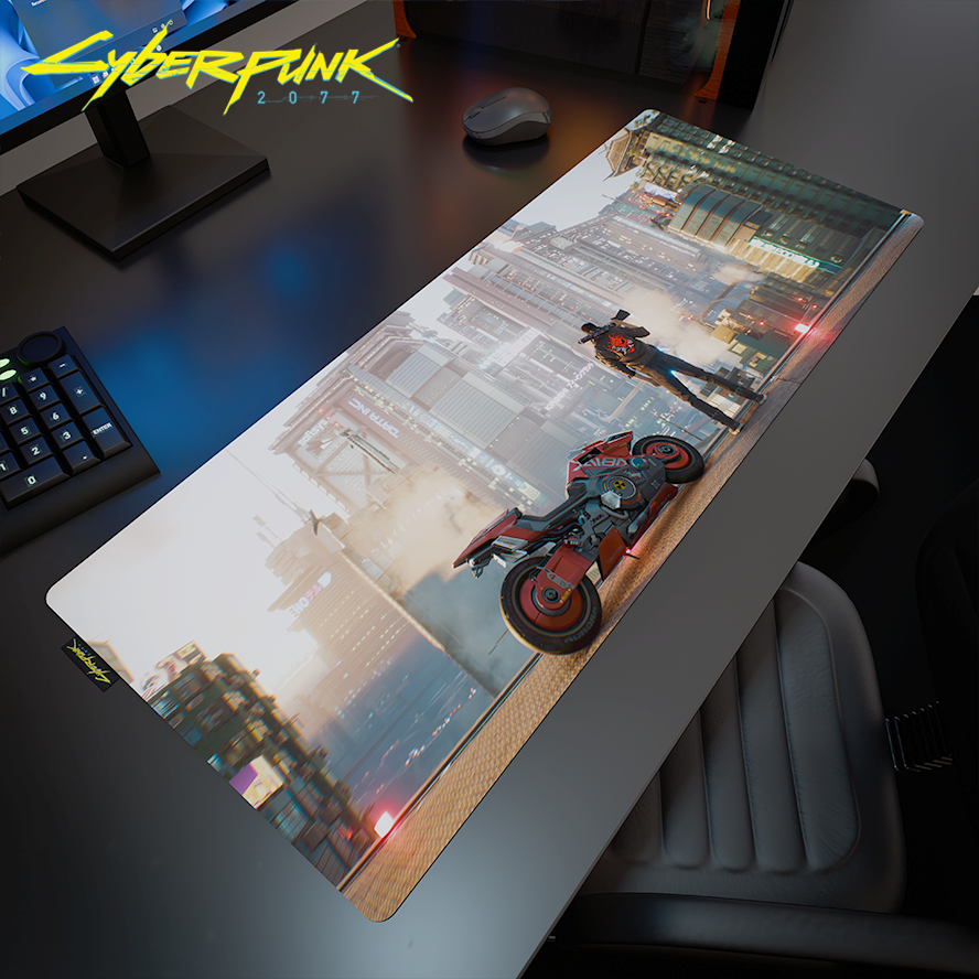 Cyberpunk® 2077 Desk Mat - Night City Views