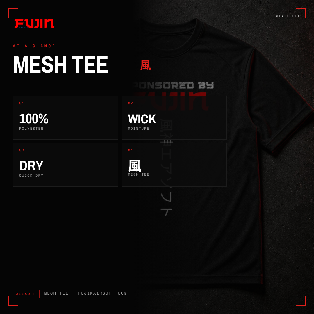 Fujin Airsoft / Apparel / Mesh Tee
