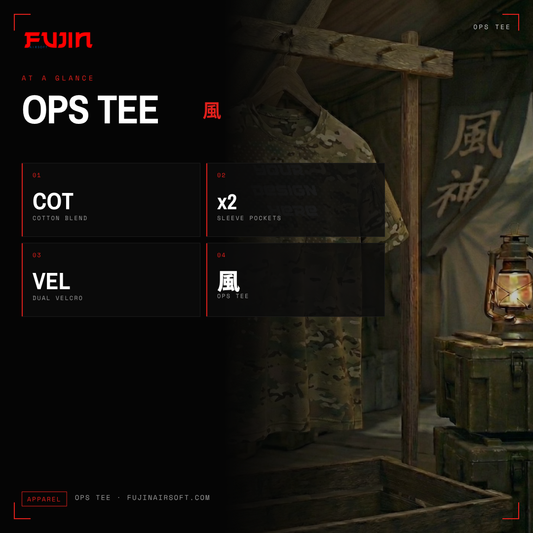 Operator Tactical T-Shirt | Velcro Sleeve & Pockets | Team Gear