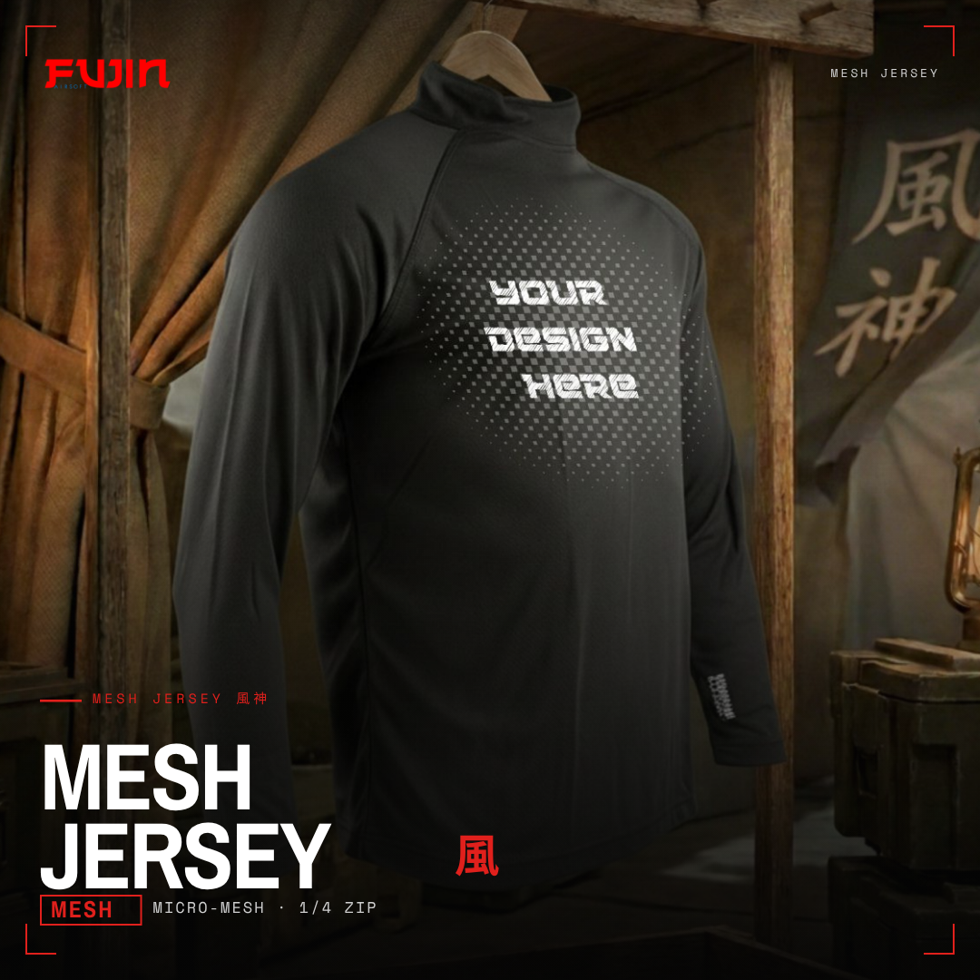 Operator Lightweight Mesh Jersey | Custom Team 1/4 Zip | Breathable Kit