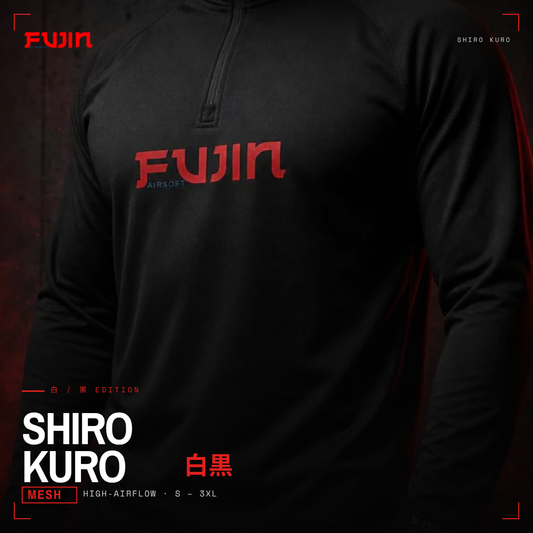 Fujin Tactical Operator Mesh – Shiro / Kuro Edition