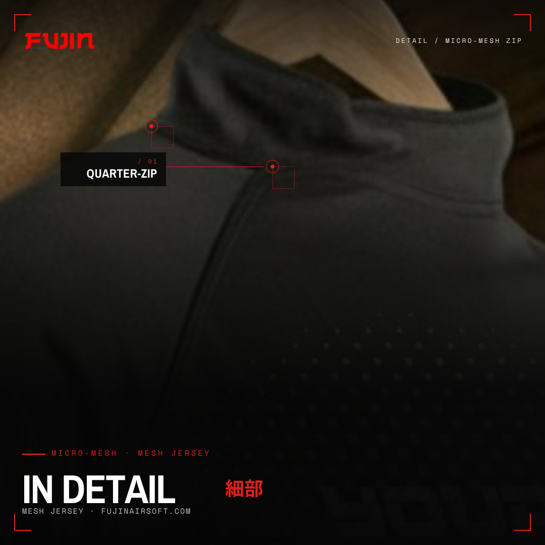Operator Lightweight Mesh Jersey | Custom Team 1/4 Zip | Breathable Kit