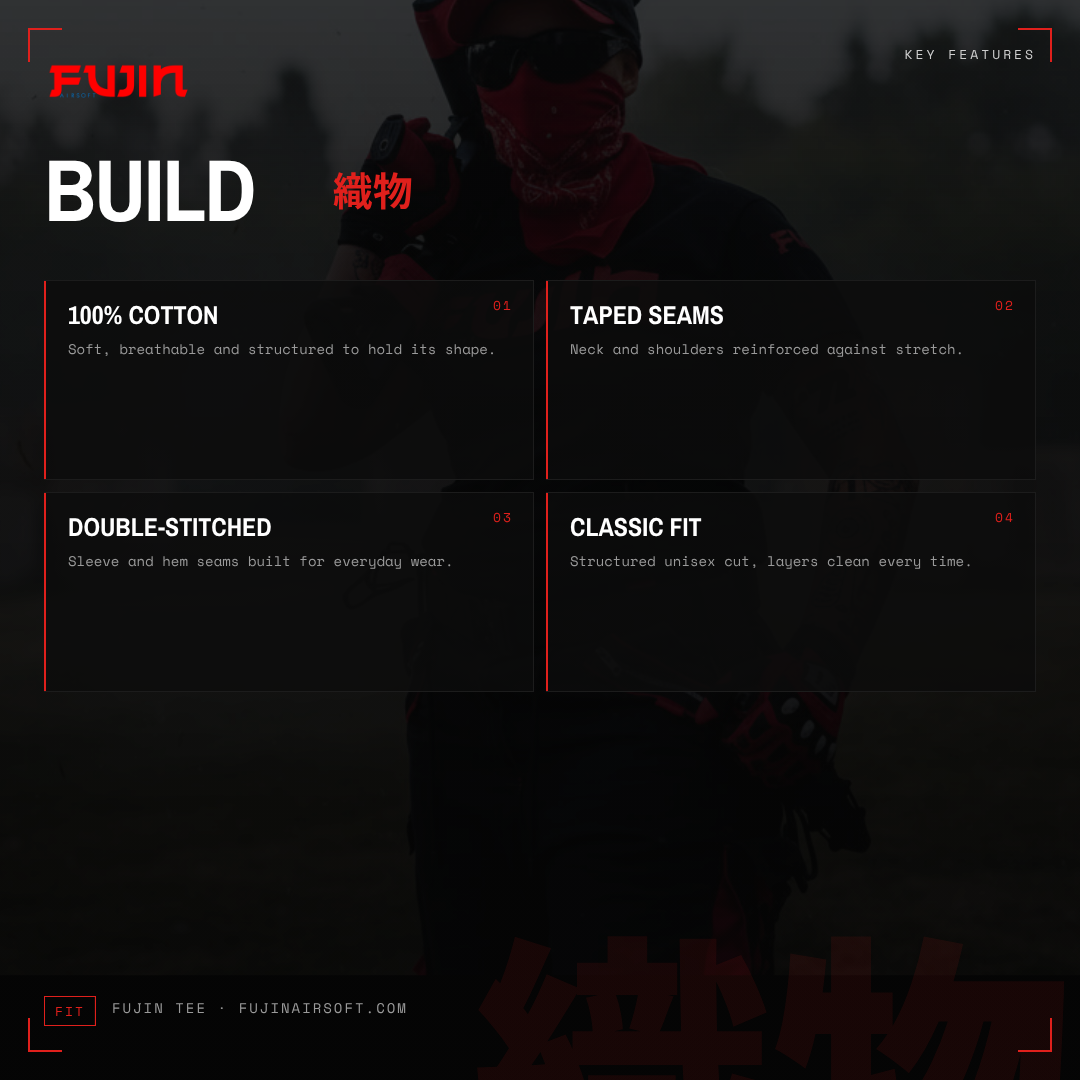 Fujin Tee (New Lower Shipping Rates to the USA & EU)