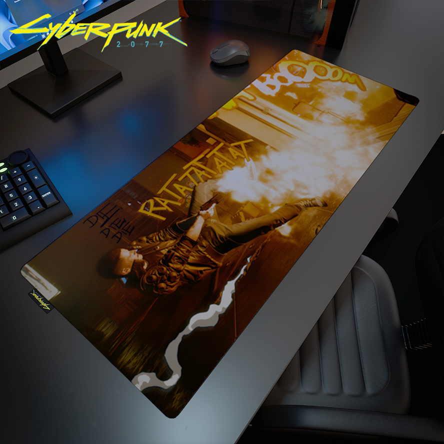Cyberpunk® 2077 Desk Mat - RATATATAT