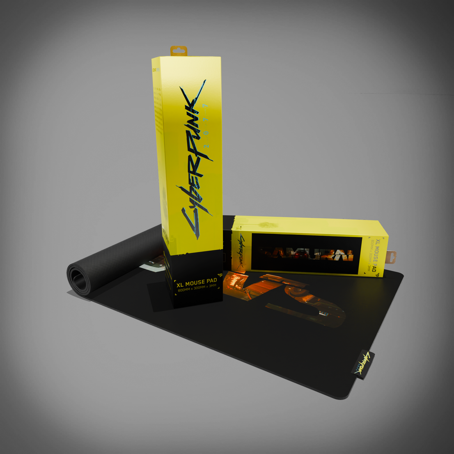 Cyberpunk® 2077 Desk Mat - Johnny Silverhand's Porsche