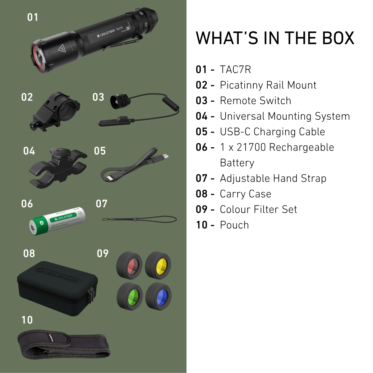 TAC7R RGB Tactical Outdoor Set 2026, 3200 Lumens