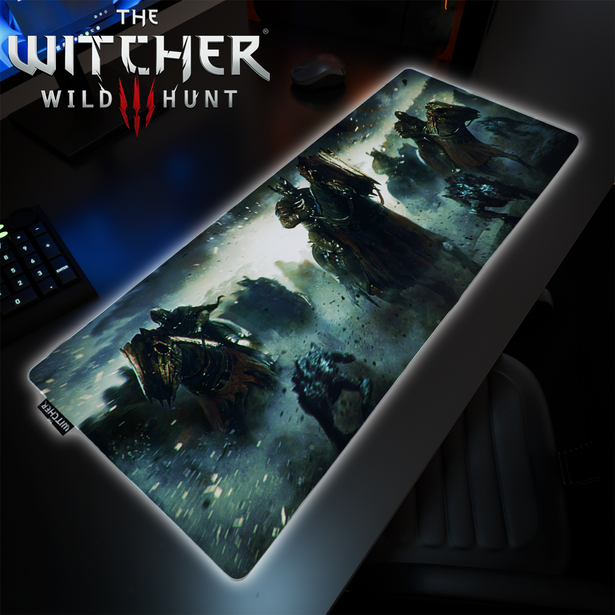 The Witcher Desk Mat - Wild Hunt Riders