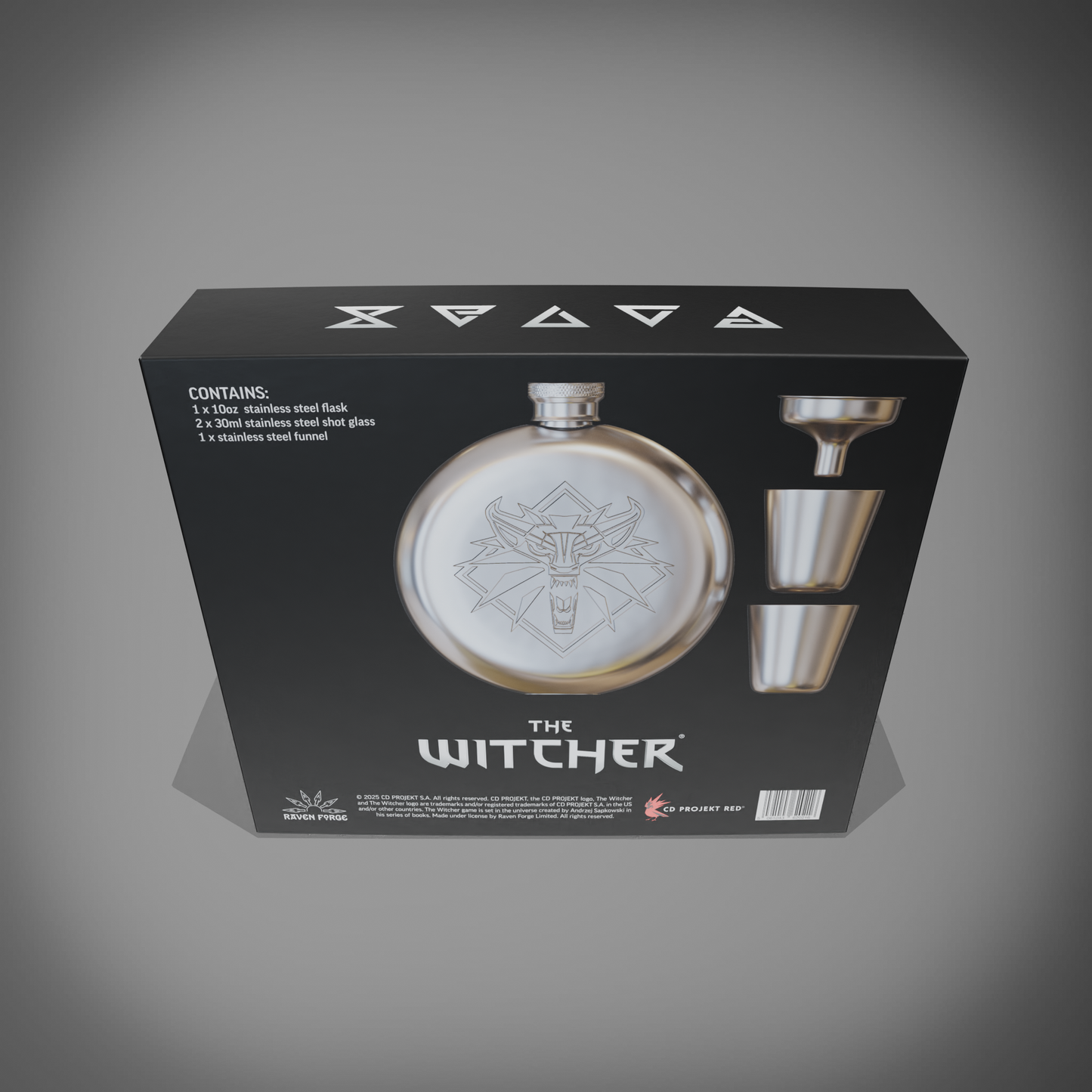 The Witcher Hip Flask Gift Set