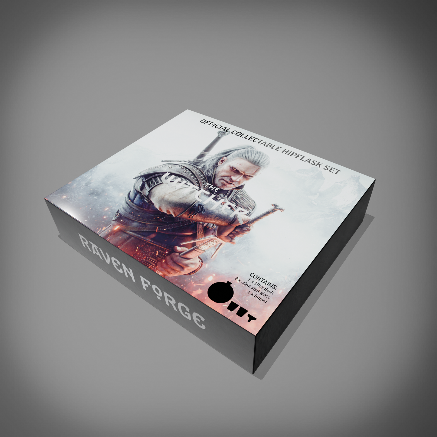 The Witcher Hip Flask Gift Set