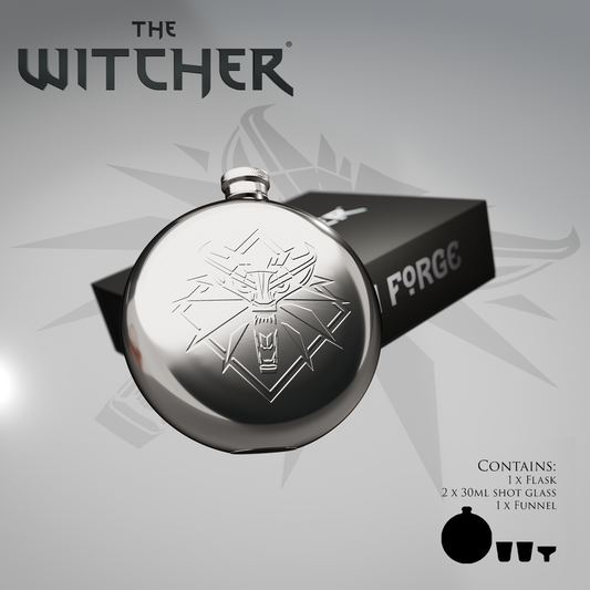 The Witcher Hip Flask Gift Set