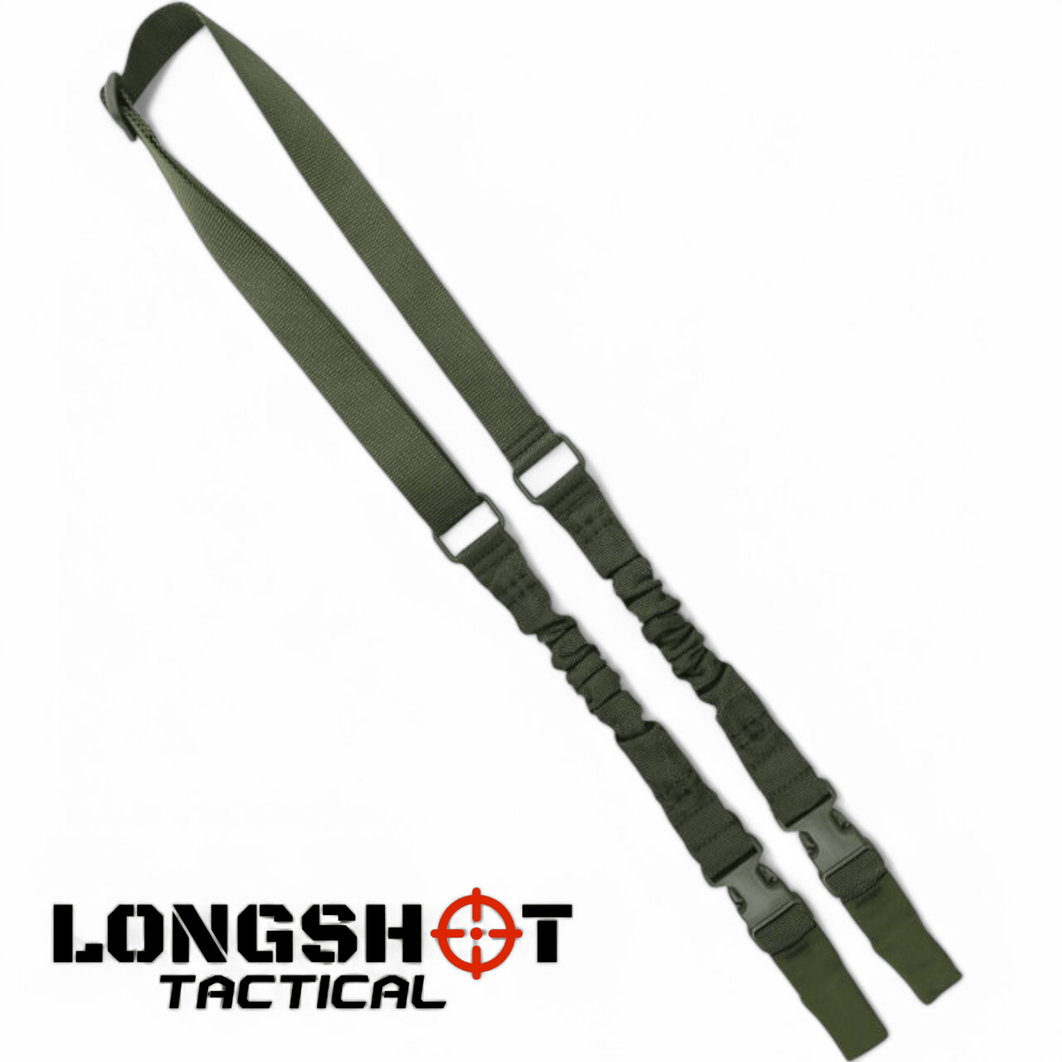 Airsoft Double Point Bungee Sling – Olive
