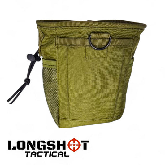 Airsoft Magazine Dump Pouch - Longshot Tactical- Olive Green