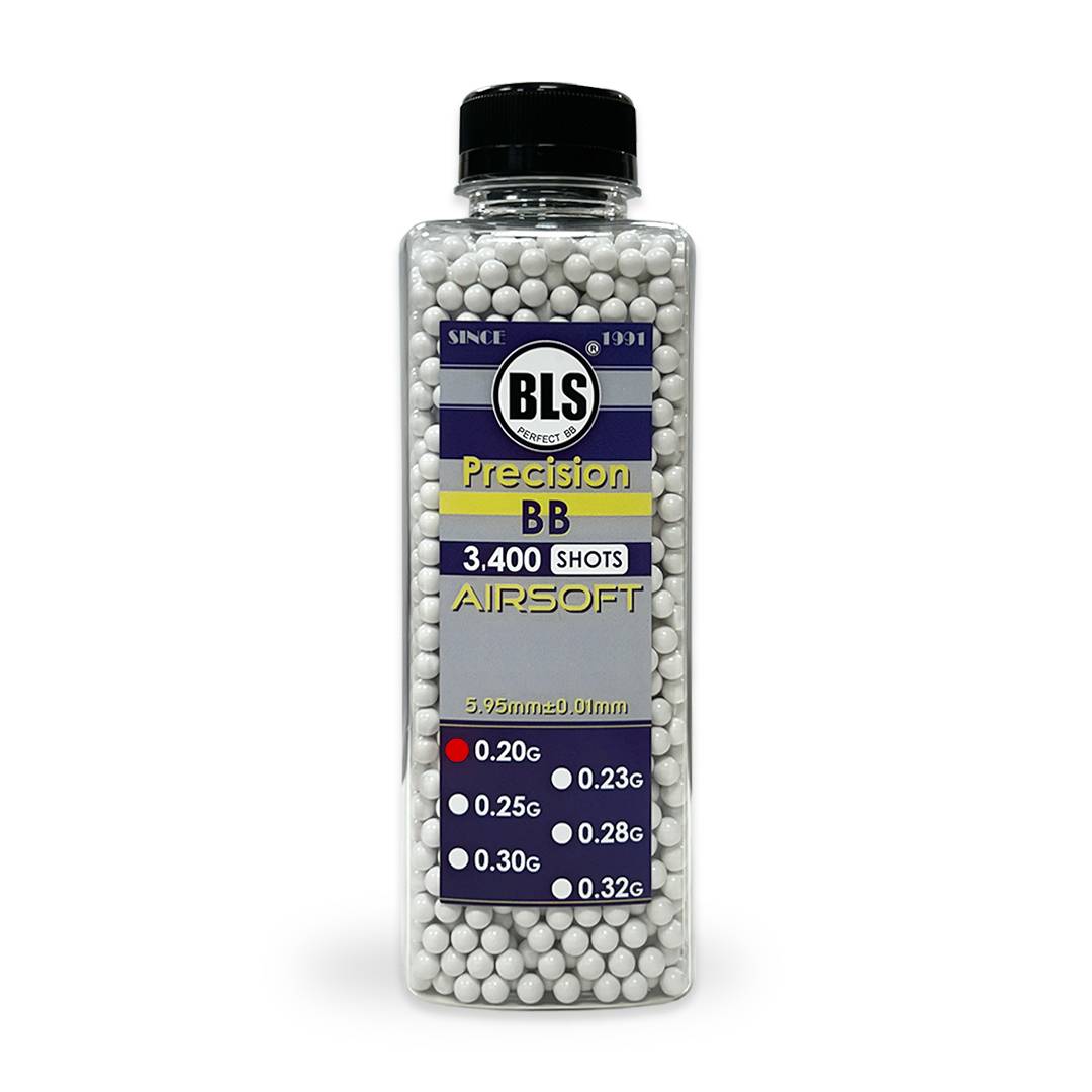 BLS 0.20g Bottles 3400 Round Supreme Grade  Airsoft BB's