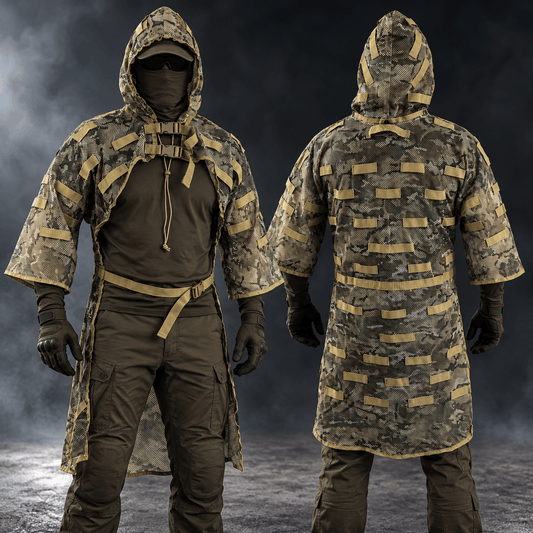 BTP Ghillie Suit Concealment Vest | Customisable Airsoft Ghillie Base