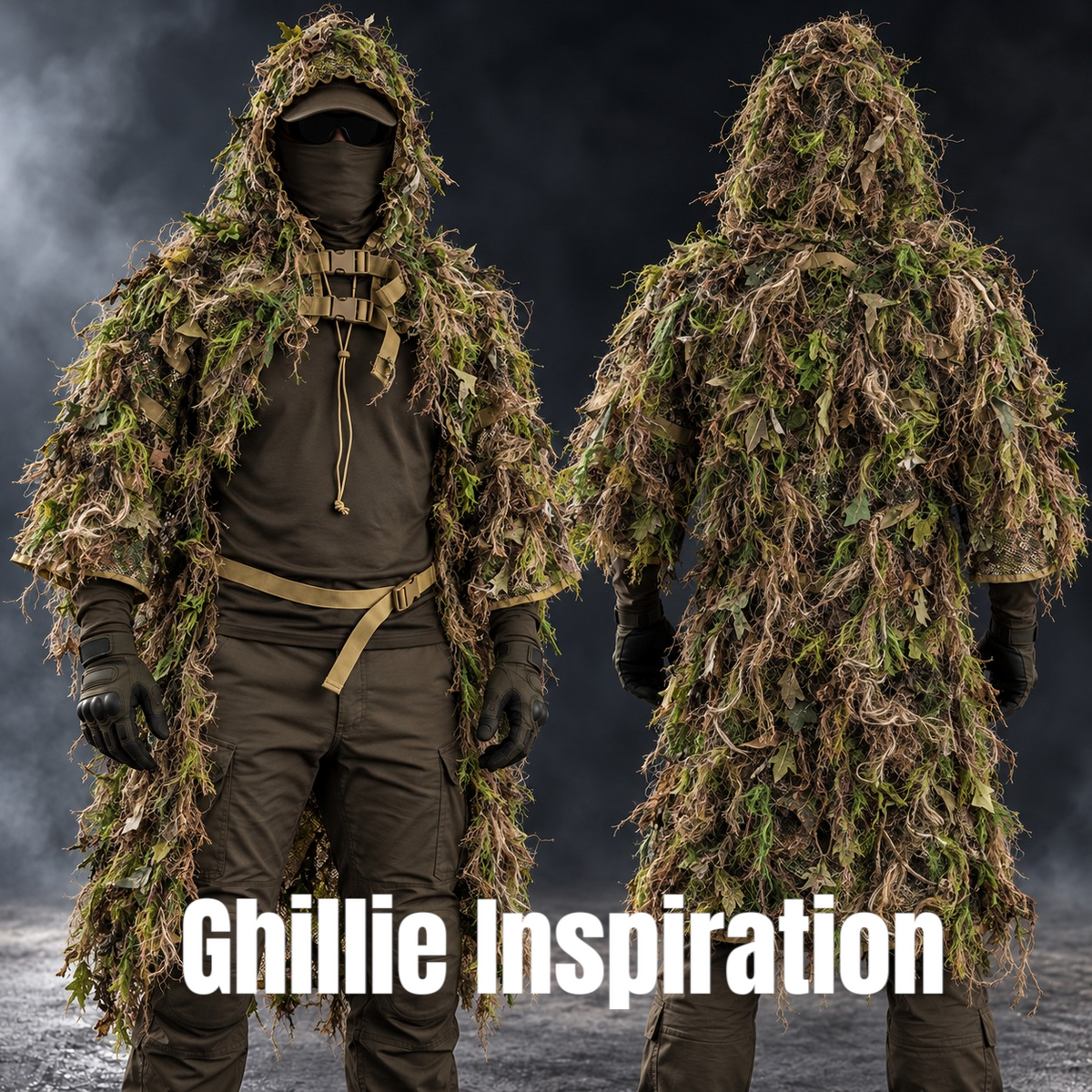 BTP Ghillie Suit Concealment Vest | Customisable Airsoft Ghillie Base