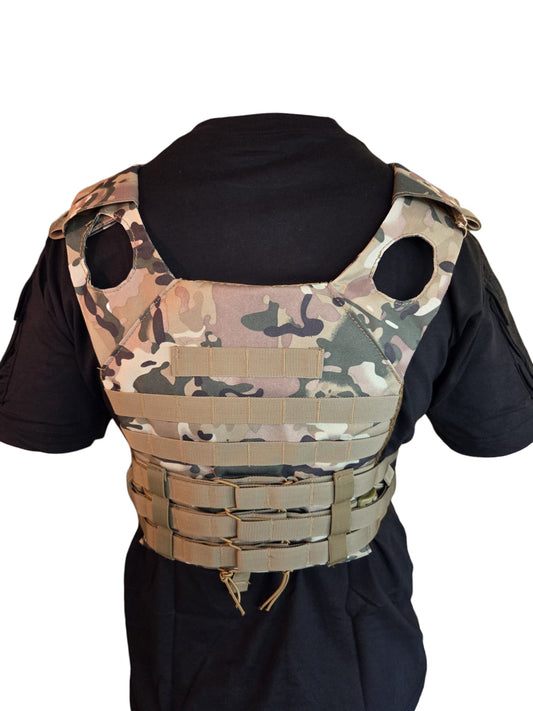 Camo Chest Rig Plate Carrier Vest