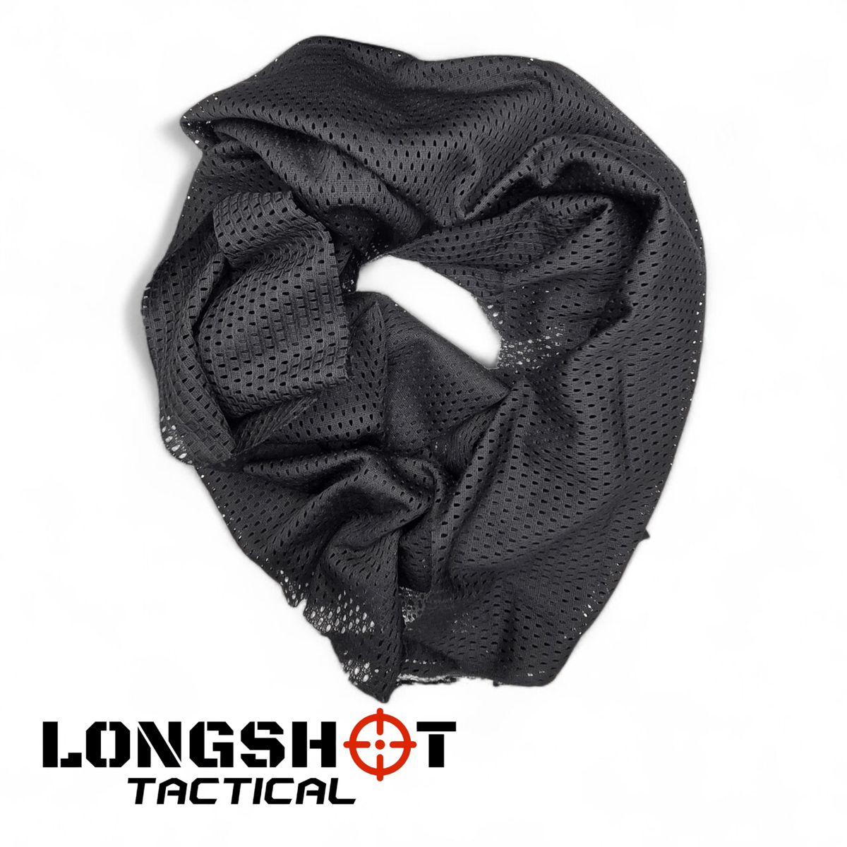Camo Mesh Scrim Tactical Neck Scarf - Lightweight Hunting & Airsoft Scarf