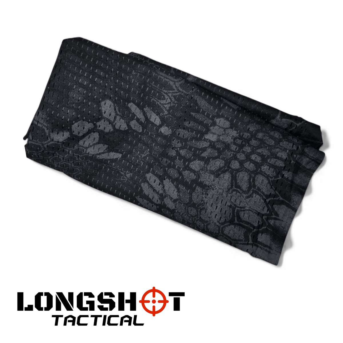 Camo Mesh Scrim Tactical Neck Scarf - Lightweight Hunting & Airsoft Scarf