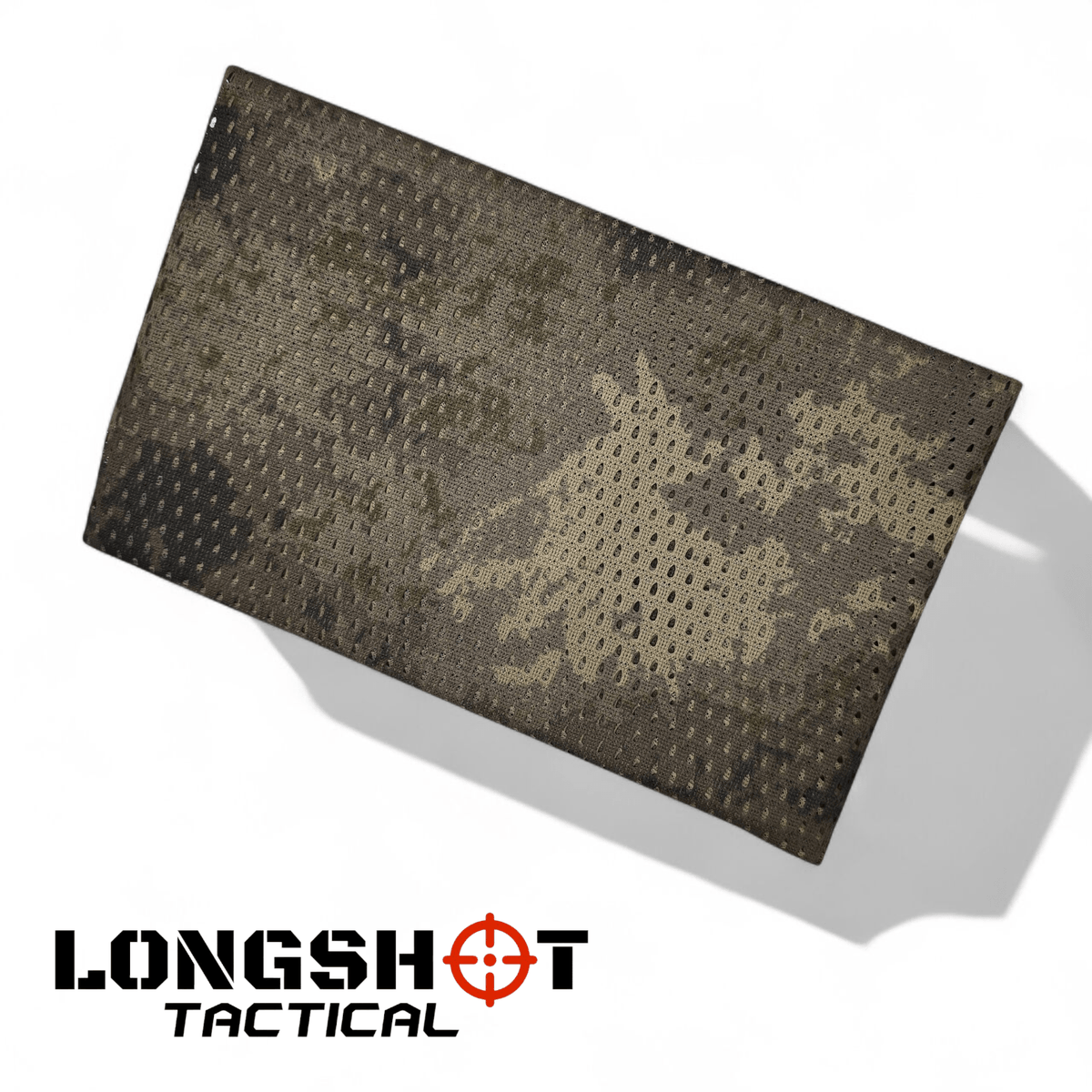 Camo Mesh Scrim Tactical Neck Scarf - Lightweight Hunting & Airsoft Scarf