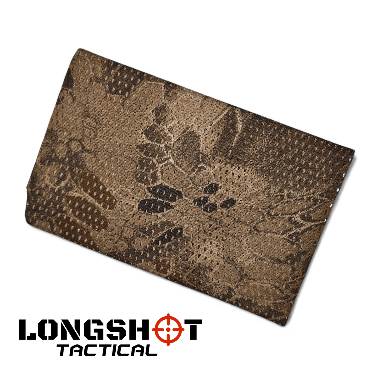 Camo Mesh Scrim Tactical Neck Scarf - Lightweight Hunting & Airsoft Scarf