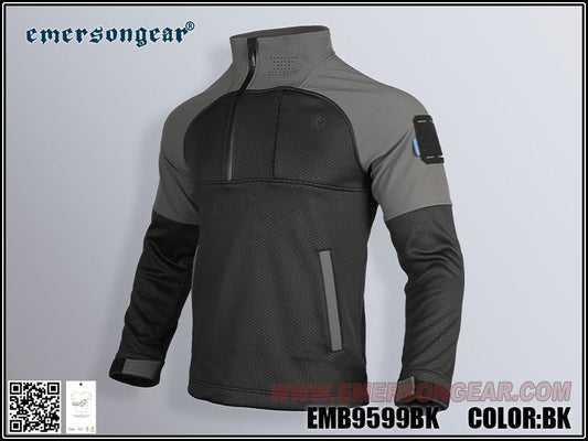 Emerson Blue Label Rhinoceros Breathable Top – Black