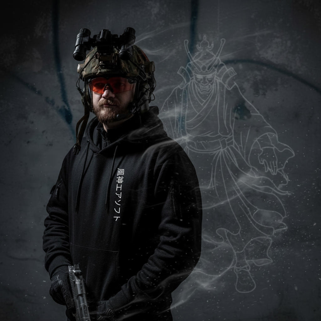 Fujin Hoodie Shiro/Kuro Edition