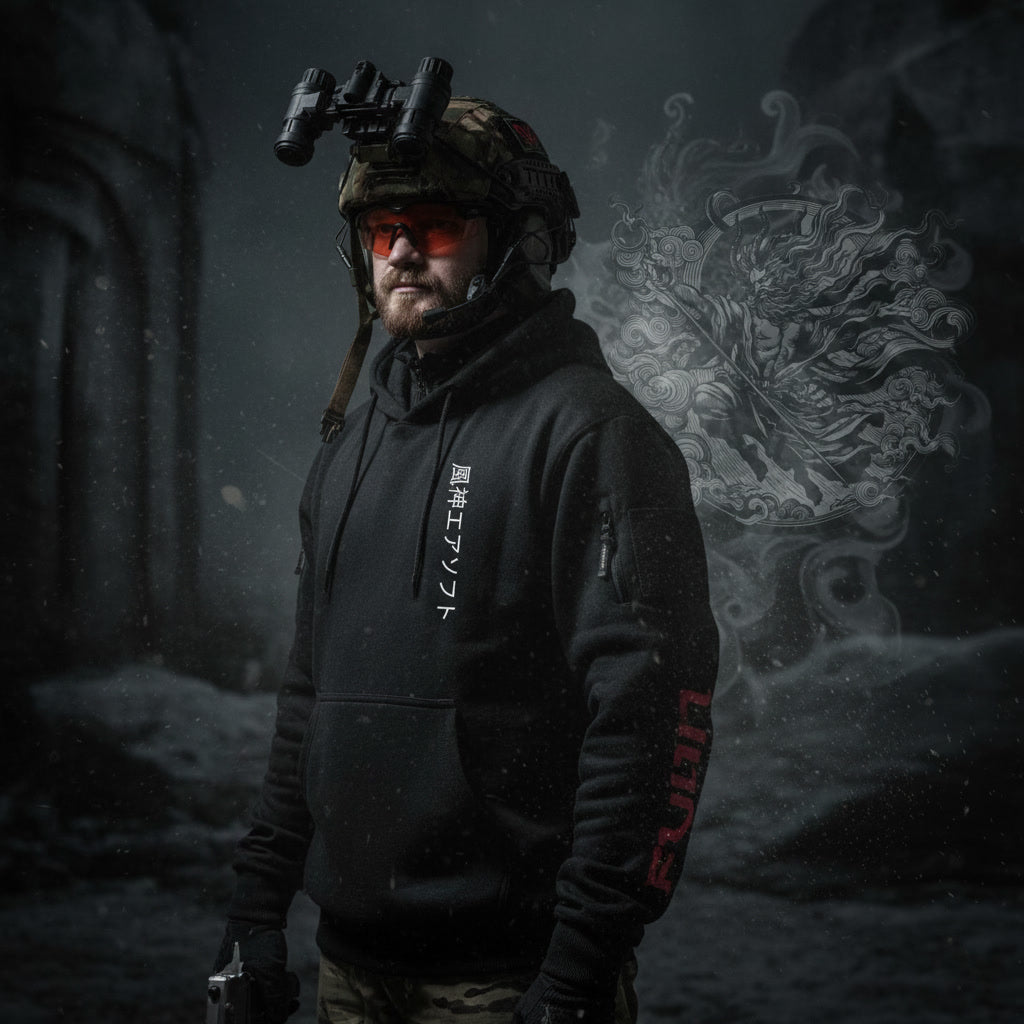 Fujin Hoodie Shiro/Kuro Edition