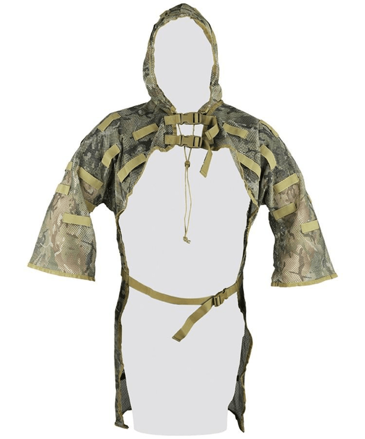 Ghillie Suit Concealment Vest BTP Camo