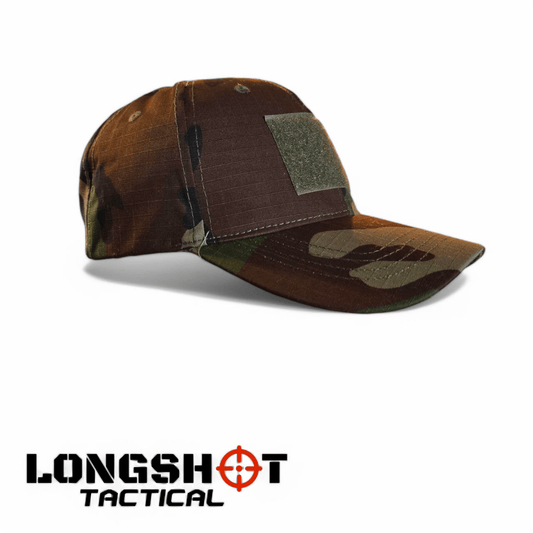 Longshot Tactical Baseball Cap - Black Camo