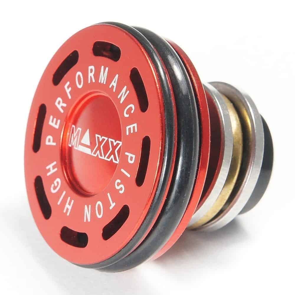 MAXX Model CNC Aluminum Double O-Ring Ball Bearing AEG Piston Head