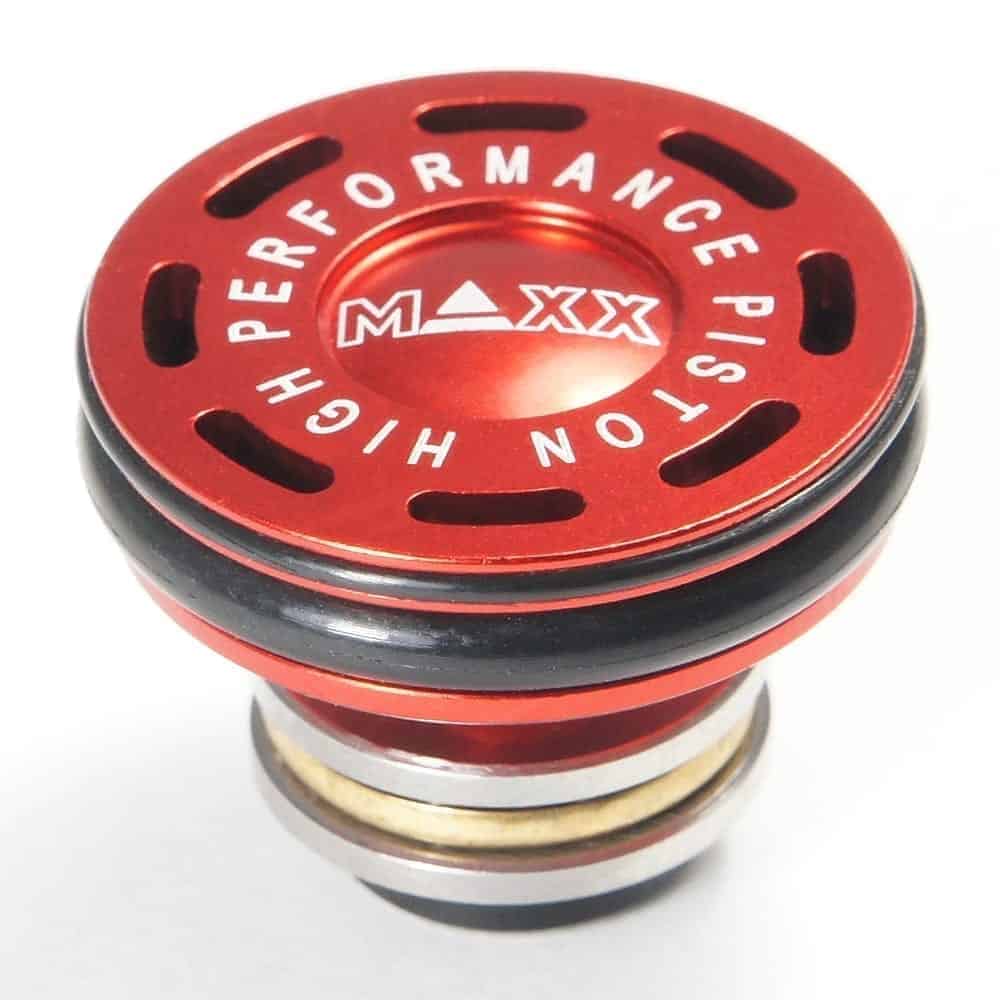 MAXX Model CNC Aluminum Double O-Ring Ball Bearing AEG Piston Head