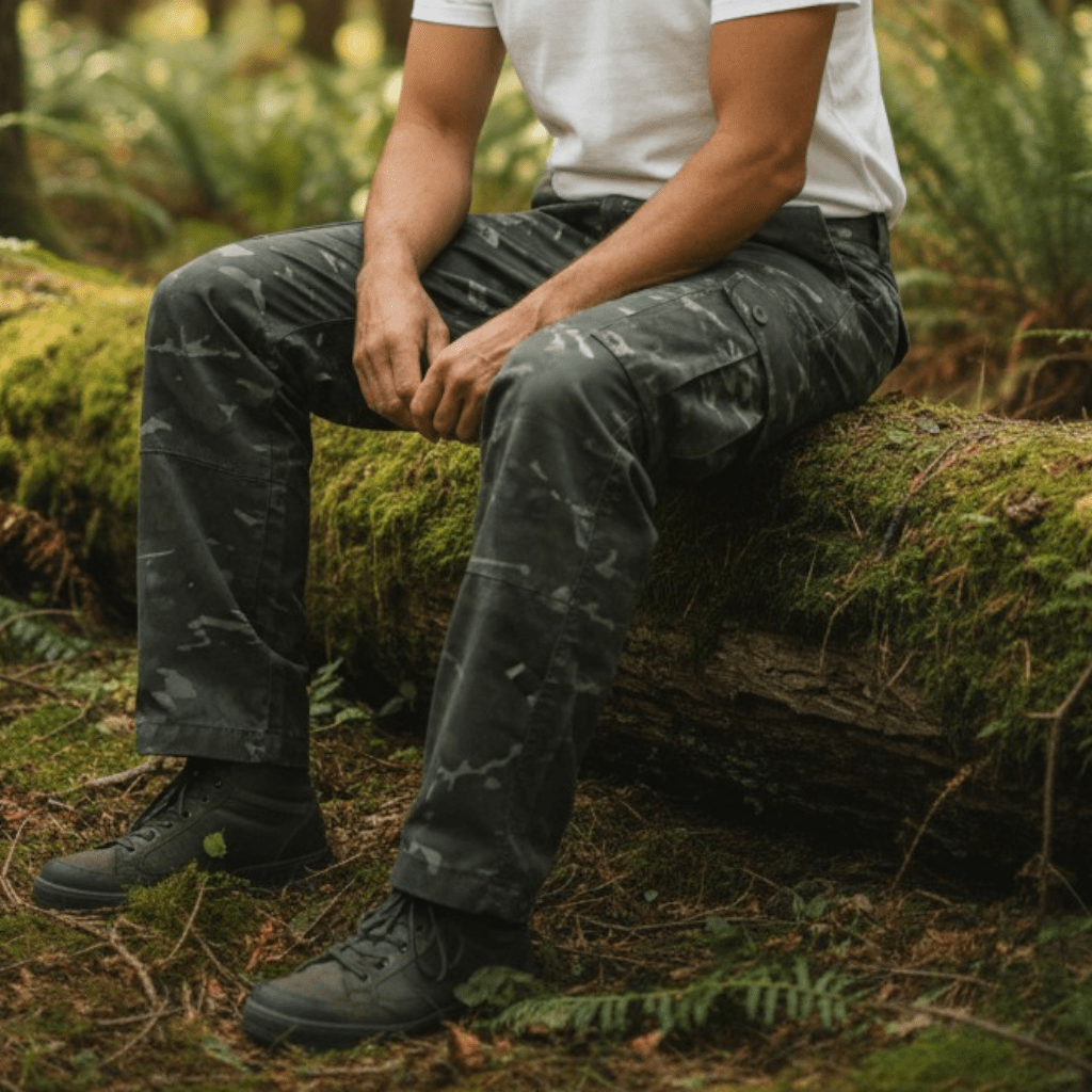 Men's Combat Trousers – BTP Black Camo