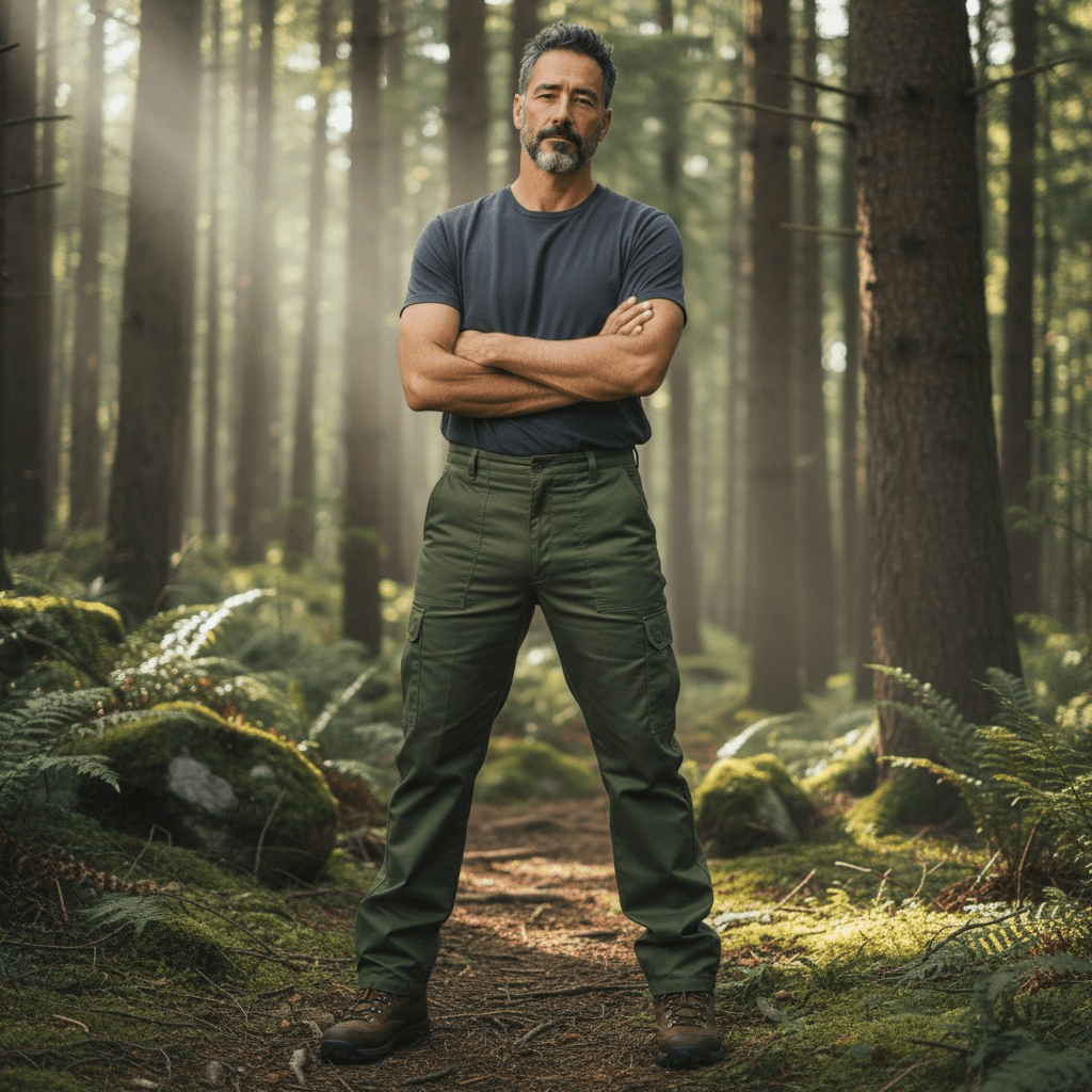 Men's Combat Trousers – Olive Green