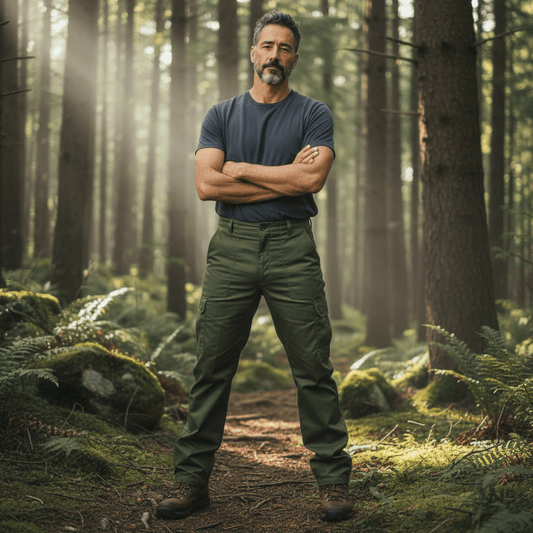 Men's Combat Trousers – Olive Green