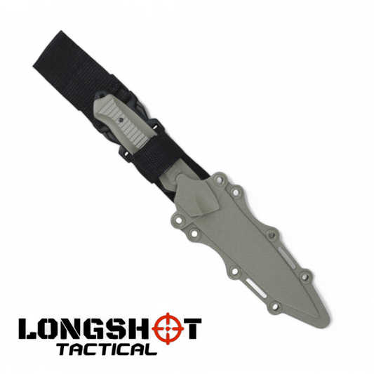 Plastic Airsoft Tanto Replica Knife – Coyote