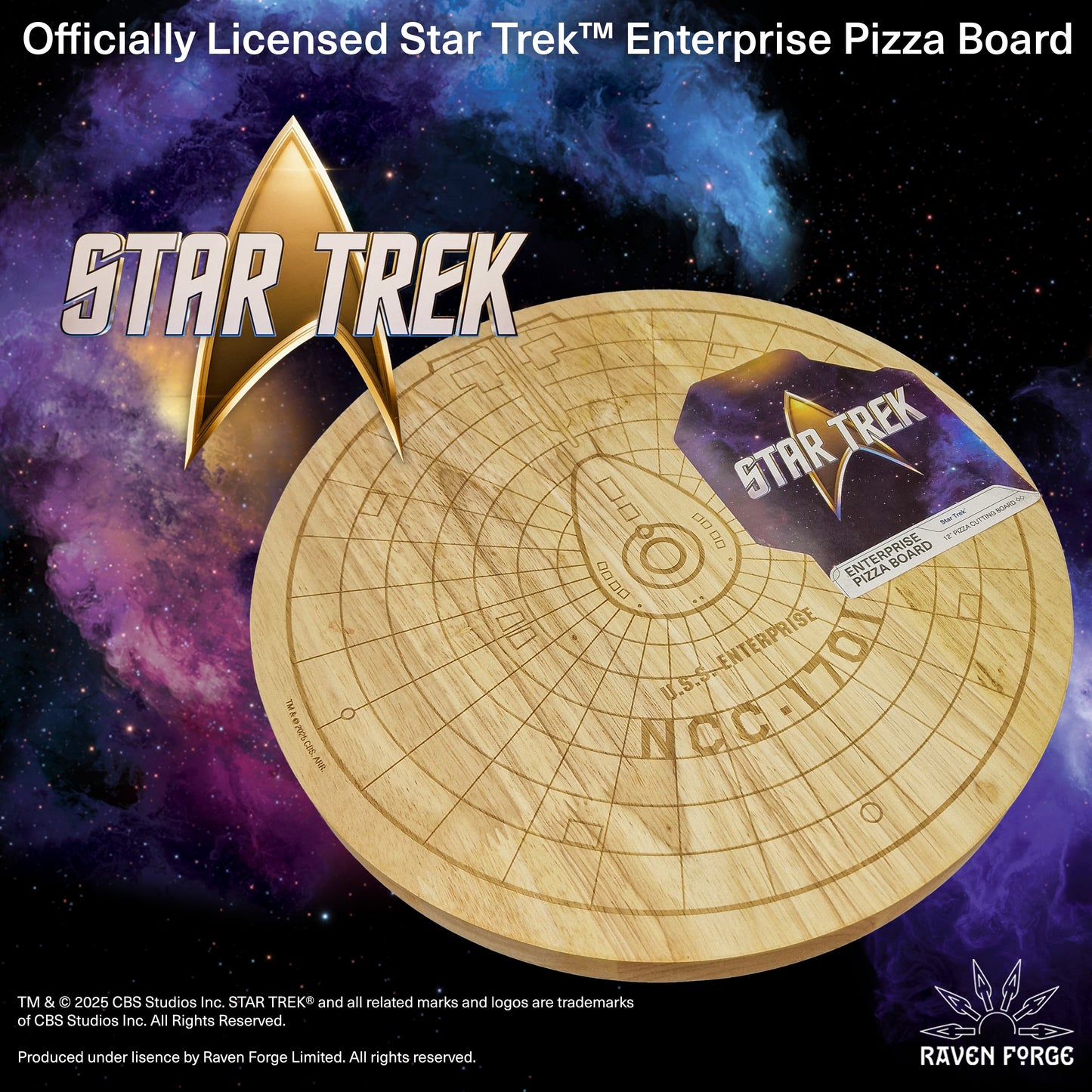 Star Trek™ Enterprise Pizza Board
