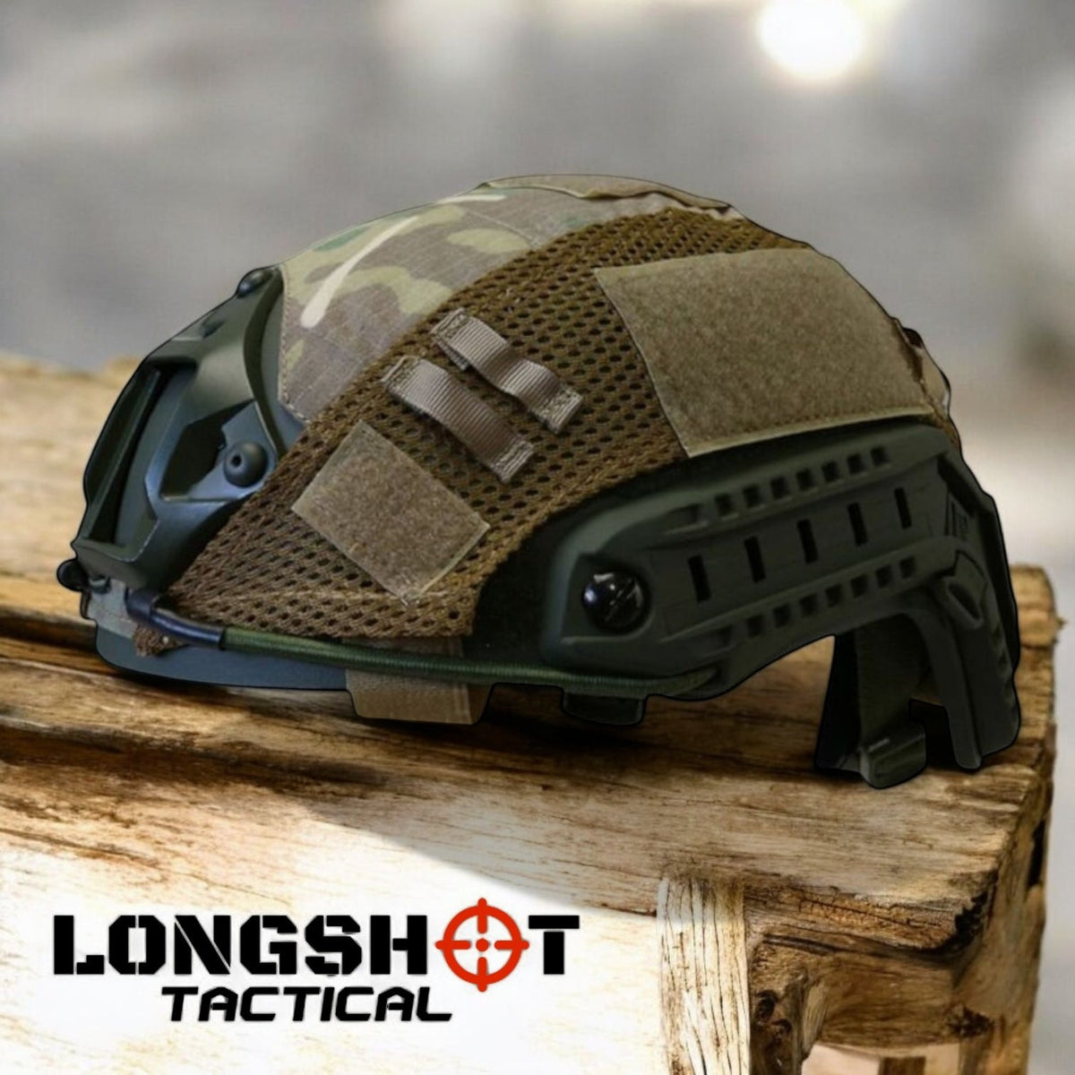 Tactical Airsoft Fast Helmet Cover – DPM Camo