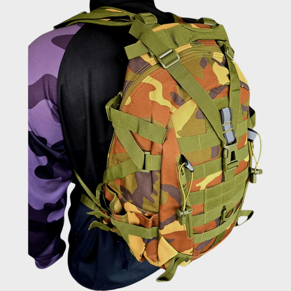 Tactical Backpack Day Pack- Woodland
