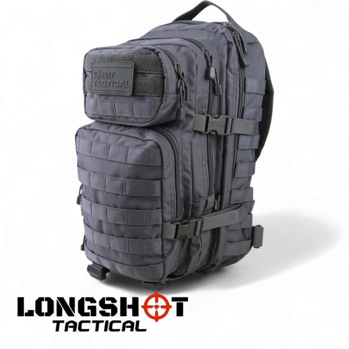 Tactical Backpack Hex – Stop Small Molle Assault Pack- Gun Metal Grey