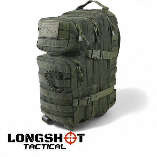 Tactical Backpack – Hex Stop Small Molle Assault Pack – Olive Green