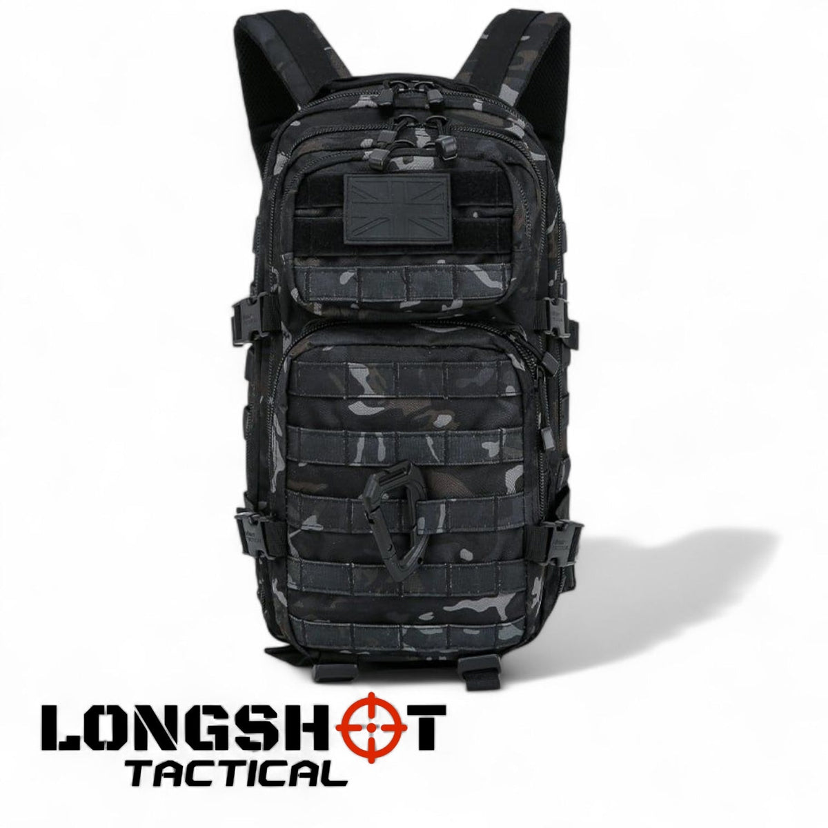 Tactical Backpack Small Molle Assault Pack 28 Litre – BTP Black camo