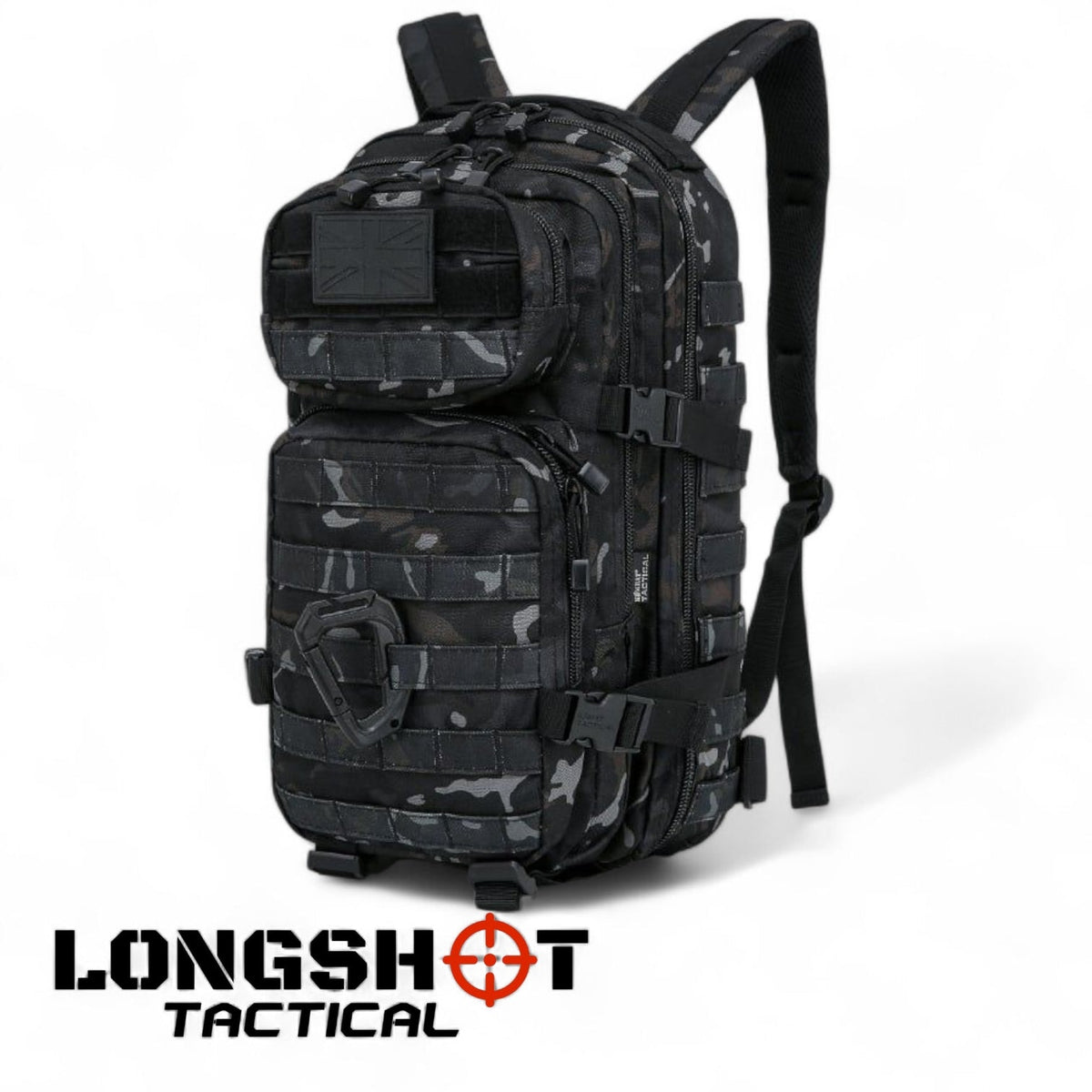 Tactical Backpack Small Molle Assault Pack 28 Litre – BTP Black camo